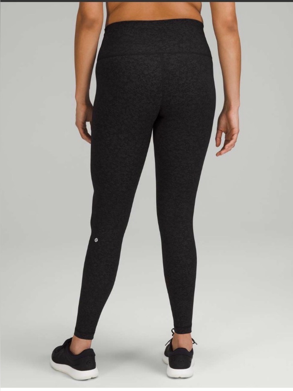 Lululemon Wunder Train High Rise Tight Blaze Black , size 4